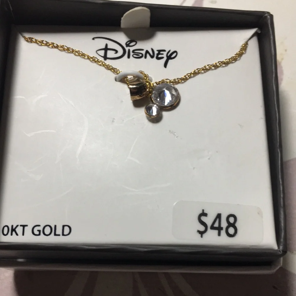 Disney necklace 10k